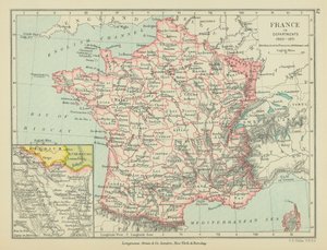 France in Departments by English School