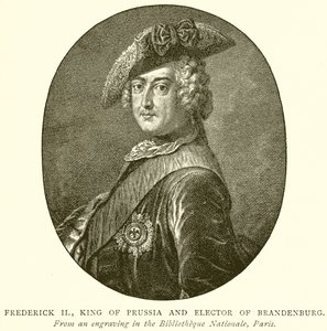 Frederick II, King of Prussia and Elector of Brandenburg by English School