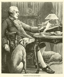 Frederick the Great and the Spider by English School