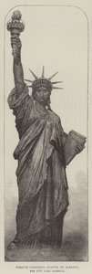 French Colossal Statue of Liberty, for New York Harbour by English School