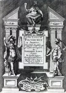 Frontispiece for Argenis by John Barclay, second English edition, 1636 by English School