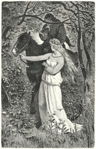Frontispiece for Epics and Romances of the Middle Ages by English School
