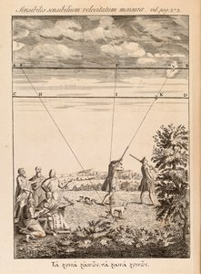 Frontispiece from The Method of Fluxons and Infinite Series by Isaac Newton, London, 1736