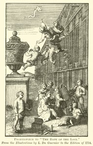 Frontispiece to The Rape of the Lock by English School