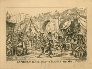 Frost Fair of 1814 by English School