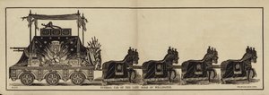 Funeral car of The Late Duke of Wellington