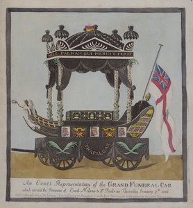 Funeral Car Which Carried the Remains of Admiral Lord Nelson to St Paul