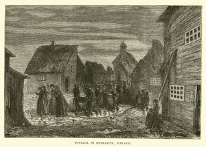 Funeral in Reykjavik, Iceland by English School