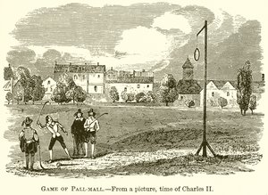 Game of Pall-Mall by English School