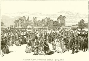 Garden Party at Windsor Castle by English School