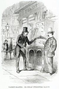 Garret-Master, or Cheap Furniture Maker, c.1840 by English School