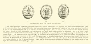 Gems engraved with the typical Good Shepherd by English School