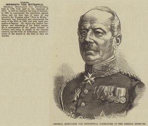 General Herwarth von Bittenfeld, Commander of the German Reserves by English School