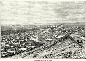 General View of El-Kef by English School