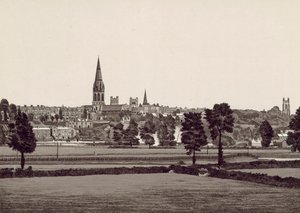 General View of Exeter by English School