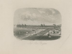 General view of the new pier in Brighton by English School