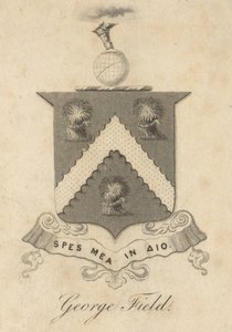 George Field, Armorial Bookplate, from 