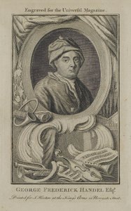 George Frideric Handel, Engraved for the Universal Magazine, c.1760