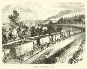German ammunition train, September 1870