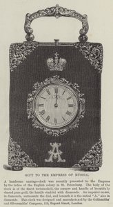Gift to the Empress of Russia by English School