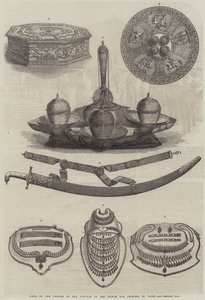 Gifts of the Princes of the Punjaub to the Prince and Princess of Wales by English School