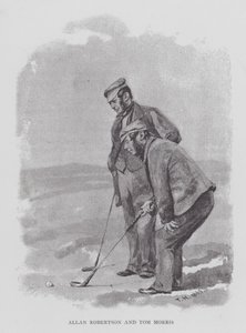 Golf: Allan Robertson and Tom Morris by English School