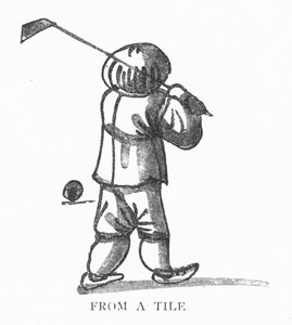 Golf: From a tile by English School