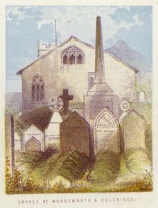 Graves of Wordsworth and Coleridge by English School