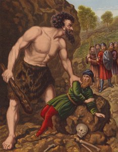 Great-Heart and His Companions Attack Giant Slay-Good by English School