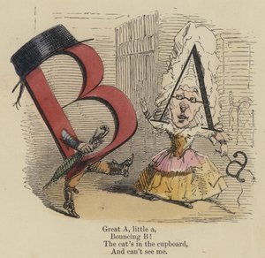 Great A, little a, Bouncing B! The cat