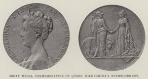 Great Medal Commemorative of Queen Wilhelmina