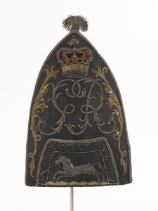 Grenadier Cap, South Bn, Hampshire Militia, Worn by Lt J B Harrison