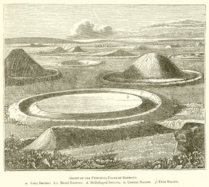 Group of the Principal Forms of Barrows by English School