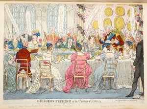 Gudgeon Fishing a la Conservatory, Pub. 1811 by English School