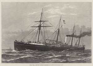 HMS Hecla, Merchant Steamer purchased and fitted for the Royal Navy by English School