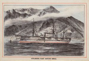 HM Indian Troop-Ship: Steaming Past Mount Sinai