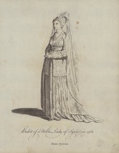 Habit of a Noble Lady of Syria in 1581 by English School
