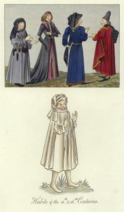 Habits of the 15th and 16th Centuries by English School