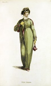Half Dress, Fashion Plate from Ackermann