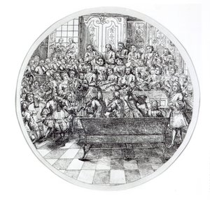 Handel Conducting an Oratorio