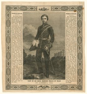 Handkerchief commemorating the Prince of Wales
