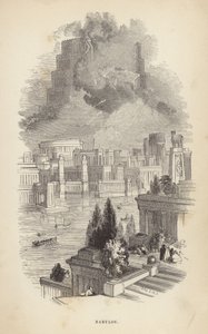 Hanging Gardens of Babylon by English School