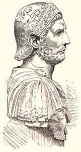 Hannibal, Illustration from History of Rome by Victor Duruy, Published 1884 by English School