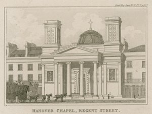 Hanover Chapel, Regent Street, London by English School