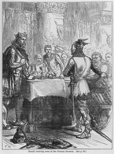 Harold Receiving News of the Norman Invasion in 1066