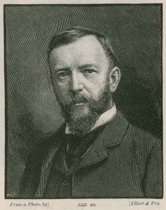 Henry Arthur Jones, playwright, aged 40 by English School