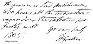 Henry Grattan by English School