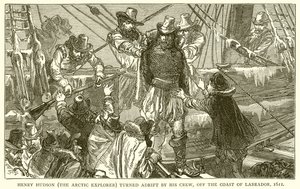 Henry Hudson (the Arctic Explorer) Turned Adrift by his Crew, off the Coast of Labrador, 1611 by English School