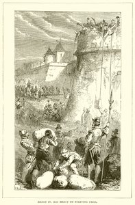 Henry IV has Mercy on Starving Paris by English School