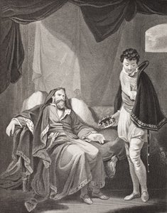 Henry IV Reproving Prince Henry, from 
